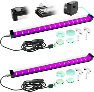 Schwarzlichtleiste, 10W 1ft USB Tragbare Schwarzlichtleiste, 395nm Aluminiumgehäuse - Bild 1 von 6