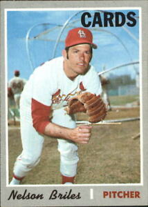 1970 Topps St. Louis Cardinals Baseball Card #435 Nelson Briles - VG-EX