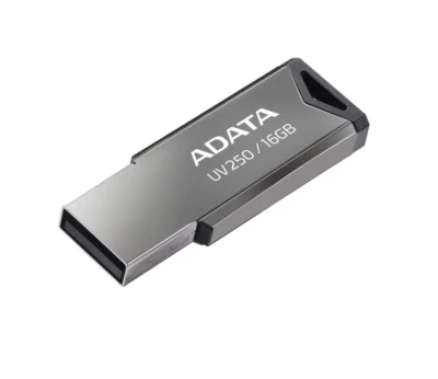ADATA UV250 USB Flash Drive Without Cap, Silver, USB Type-A 2.0, AUV250-16G-RBK - Bild 1 von 4