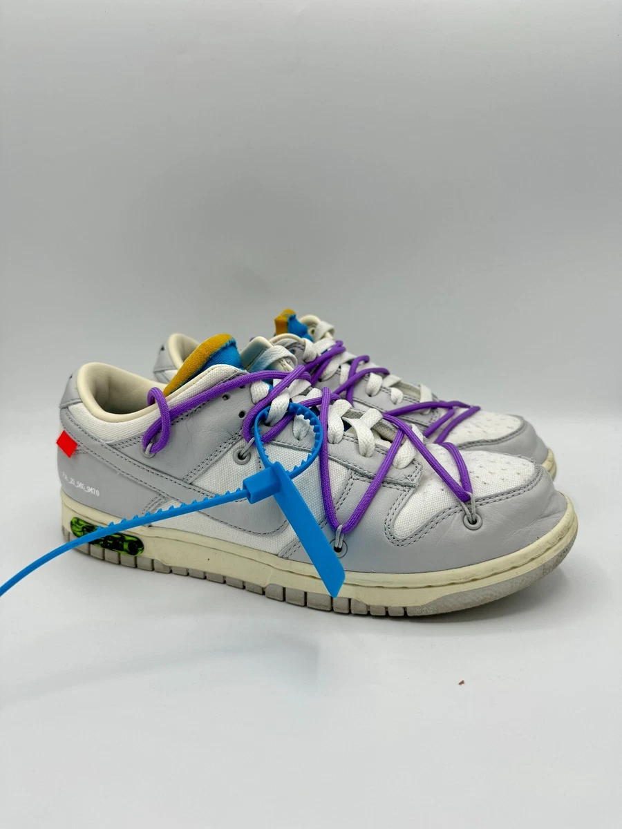 Dunk Low Off-White ホワイト/パープル Nike Off-White x Dunk Low Lot 47 of 50 for Sale | Authenticity