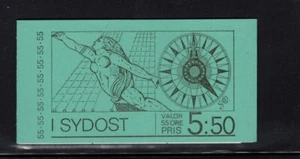 Suecia 1972 5,5 k 10 x 55o pesca de salmón castillos caballos turismo Sc 932a folleto - Imagen 1 de 1