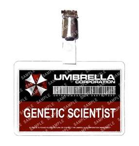 Resident Evil Umbrella Corporation Genetic Scientist Cosplay Film Prop Halloween - Picture 1 of 1