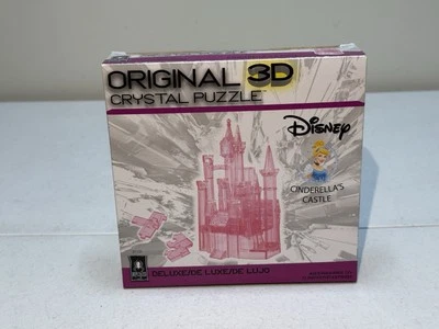 Nuevo - Rompecabezas de cristal 3D BePuzzled - Castillo de Cenicienta de Disney (rosa): 71 piezas Foto 1 de 4