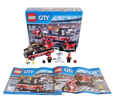 LEGO City 60084 Transport Motos de Course TBE Complet Boîte Notice Racing - Photo 1/4
