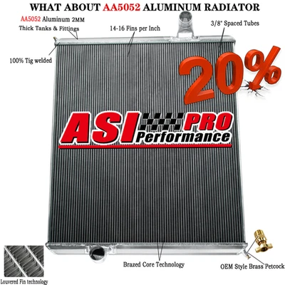 4 Row Radiator Fit Kenworth T2000 1997~05 2006 7006385001 7006435002 4870180009. Foto 1 de 4