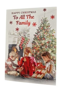 TO ALL THE FAMILY XMAS CARD - Picture 1 of 3