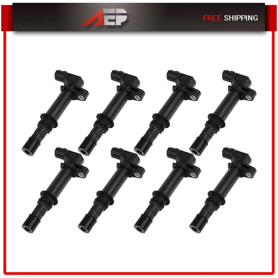 8 Ignition Coils For Dodge Ram 1500 2002-2007 Mitsubishi Raider 2006-2007 4.7L - Image 1 of 3