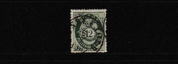 Норвегия 12o зеленый б/у кот £30 - Изображение 1 из 1