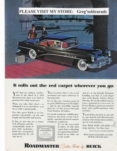 Original  1954 Buick Roadmaster Vintage  print ad - Picture 1 of 1