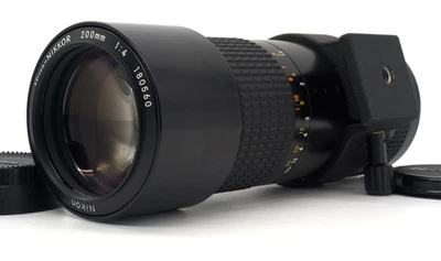 Video*[MINT*] Nikon Ai Micro Nikkor 200mm f/4 MF Macro Lens JAPAN 1 day shipping - Image 1 of 4