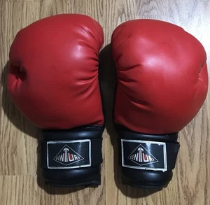 Century12oz Boxing Gloves Red Adult Size - MMA Kick Boxing Sparring Karate - Picture 1 of 10