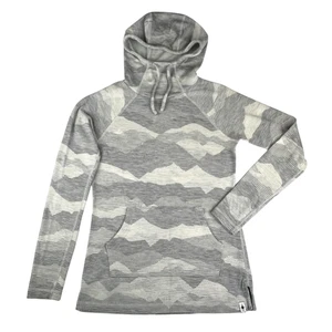 SmartWool klassischer Damen-Hoodie Merino mit drapiertem Ausschnitt Größe S Hoodie Beutel 145 $ - Bild 1 von 9