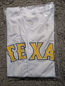 Texas Rangers BU Baylor Bears White & Gold Theme Night Jersey 8-9-25 Size Large - Picture 1 of 3
