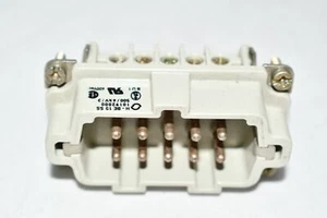NEW Harting Rectangular Heavy Duty Connector 10193000 H-BE-10-BS 10-pin female i - Picture 1 of 3