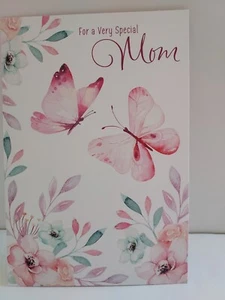 Hallmark Birthday Greeting Card for Mom, lovely message, 8 x 5.5 inch, glitter - Picture 1 of 6