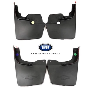 2015-2022 Colorado Molded Splash Guard Package 19435493 19435494 Black OEM GM - Bild 1 von 2