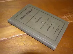 Vintage Hardcover Book – BIBLE HISTORY with An Epitome of Church History VOGT - Foto 1 di 5