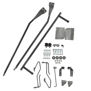 Hood flip Tilt Combo Kit Stainless Steel Rubber For 1953-1956 Ford F100 F-100 - Picture 1 of 12