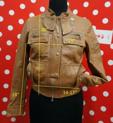 Pinko женская кожаная куртка, это 40 | США 4 bomper - Изображение 1 из 4