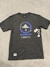 Lrg Lifted Research Group Shirt Mens Size Small Gray Short Sleeve Heathered Tree