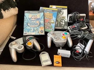 NINTENDO Original und Game Cube Wavebird Controller Lot Mikrofon nicht getestet!! - Bild 1 von 10
