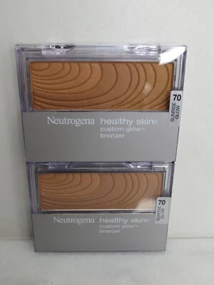 NEUTROGENA HEALTHY SKIN CUSTOM GLOW BRONZER 70 SUNRISE GLOW 0.31 OZ LOT OF 2 - Image 1 of 3