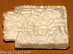 7722 CARGO,WOOD PILE FOR GENL TENDER MANTUA/TYCO HO SCALE FACTORY PART IN WHITE - Imagen 1 de 2