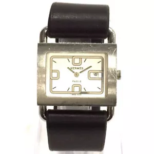 Hermes Barenia Quartz Watch BA1.510 31mm Swiss From Japan 085 6249467 - Picture 1 of 12