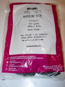 WOMENS 3 PAIR 001006 Silkies OFF BLACK KNEE HIGHS STOCKINGS NYLONS SIZE REGULAR - Picture 1 of 3