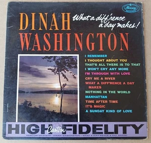 Dinah Washington What A Diff'rence A Day Makes LP 1959 Mono 1st Press Grammy Win - Picture 1 of 6