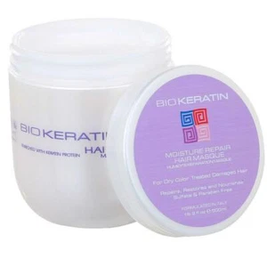 Bio Keratin Luxus Feuchtigkeit Wiederherstellung Haarmaske 16,9 Oz/500 ml NEU! - Bild 1 von 12