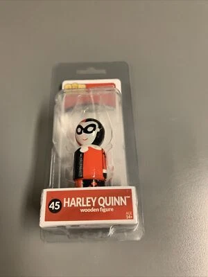 Figura de madera DC Justice League Pin Mate Harley Quinn #45 Foto 1 de 3