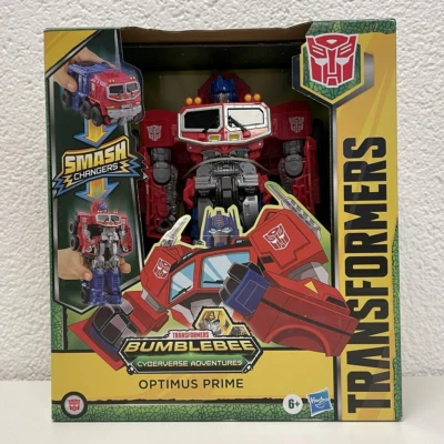 Transformers Bumblebee Cyberverse Adventures Dinobots Unite Smash Optimus Prime - Bild 1 von 2