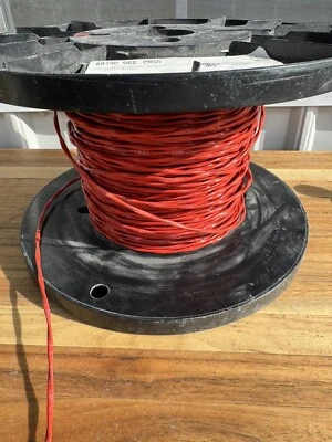 BELDEN 89740 002 (RED) DOUBLE 18awg FIXED INSTALLATION CABLE Price per foot - Image 1 of 2