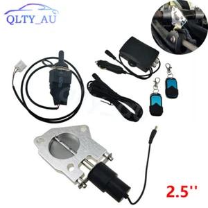 2.5" Electric Exhaust Valve Kit w /Manual Control & Remote Control Steel Headers - Picture 1 of 16