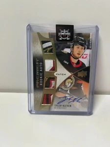 2023/24 Upper Deck Premier Rookie Quad Patch Auto 15/15 Tyler Kleven - Picture 1 of 2