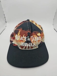 Attack On Titan Cap Hat Snapback Anime (preowned, used) - Picture 1 of 11
