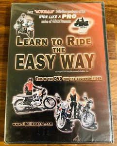 New Learn to Ride the Easy Way DVD 2005 Jerry Motorman Palladino Ride Like A Pro - Picture 1 of 2