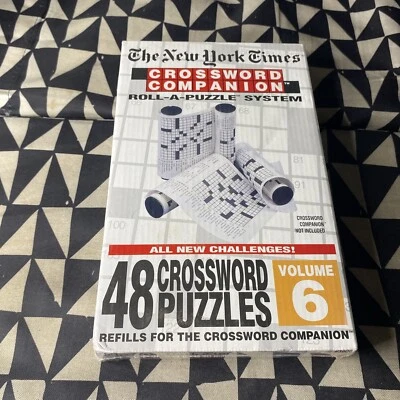 The New York Times Roll-A-Puzzle SYSTEM   Volume 6 ( ) 1994 CROSSWORD COMPANION - Image 1 of 4