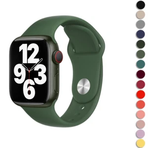 Original Sport Armband für Apple Watch Series 8 7 6 5 4 3 2 1 SE Silikon Band - Bild 1 von 36