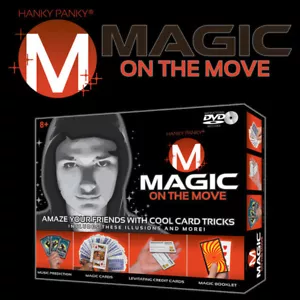 NEW Hanky Panky Theatrix MAGIC ON THE MOVE - COOL CARD TRICKS - Magic Trick Set - Imagen 1 de 1