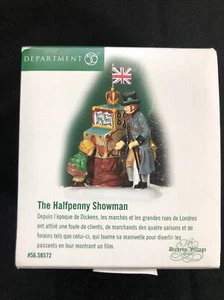 Department 56 The Halfpenny Showman 2003 retirado Dickens 5772 nuevo - Imagen 1 de 6