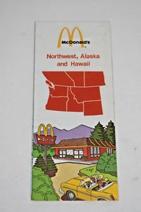 Vintage 1972 McDonald's Northwest, Alaska, Hawaii Road Map and Directory - Picture 1 of 6