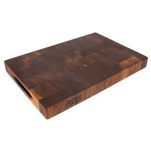 John Boos CCB Reversible Wood Chopping Board, 18" x 12" x 1 3/4", Walnut - Picture 1 of 11
