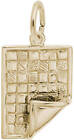 10K or 14K Gold Quilt Charm by Rembrandt