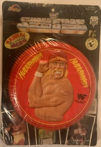 Vintage neu in versiegelter Verpackung: WWF Hulkamania Superstars Radical Disc/Frisbee - Bild 1 von 5
