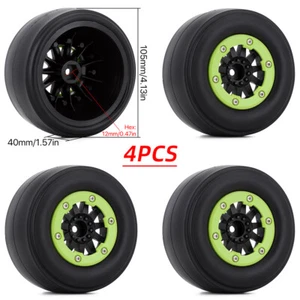 Racing Rubber Wheel Tire Rim Plastic RC Hub for 1/10 RC Car Traxxas HPI Losi 22S - Picture 1 of 17