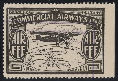 Canada CL48 used 1930 Commercial Airways Air Fee - Image 1 of 2