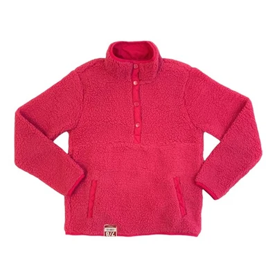 Member's Mark Girl's Snap Placket Cuddly Sherpa Pullover W/ Pockets - Image 1 of 2