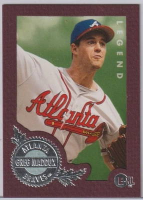 GREG MADDUX: 1996 FLEER EMOTION E-XL CARD # 146 - Image 1 of 2